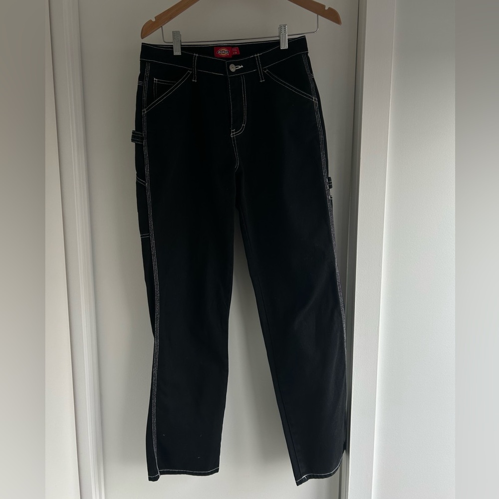 Dickies Black Relaxed Carpenter Pants - Picture 2 of 3
